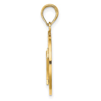 Load image into Gallery viewer, 14K BARBADOS w/Trident Spear Circle Charm
