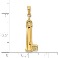 Load image into Gallery viewer, 14K Polished CAPE MAY Lighthouse Charm
