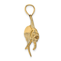 Load image into Gallery viewer, 14K 3-D Polished/Satin Swordfish Charm
