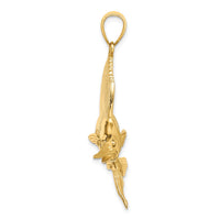 Load image into Gallery viewer, 14K 3-D Polished/Satin Sailfish Charm
