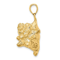 Load image into Gallery viewer, 14K 3-D Conch Shell Charm
