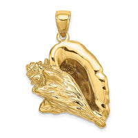 Load image into Gallery viewer, 14K 3-D Conch Shell Charm
