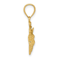 Load image into Gallery viewer, 14K 2-D Fishing Boat Charm
