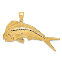 Load image into Gallery viewer, 14K 2-D Female Dorado (Mahi-Mahi) Charm
