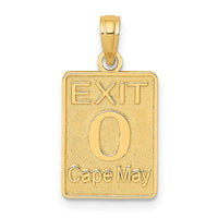 Load image into Gallery viewer, 14K EXIT 0 / CAPE MAY Charm
