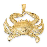 Load image into Gallery viewer, 14K Blue Crab Charm

