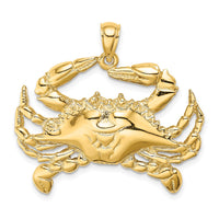 Load image into Gallery viewer, 14K Blue Crab Charm

