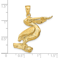 Load image into Gallery viewer, 14k 3-D Pelican Pendant
