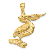 Load image into Gallery viewer, 14k 3-D Pelican Pendant
