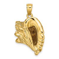 Load image into Gallery viewer, 14K 3-D Conch Shell Charm
