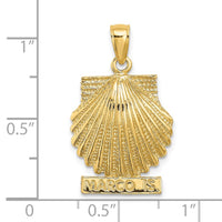 Load image into Gallery viewer, 14K MARCO IS. Scallop Shell Charm
