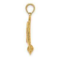 Load image into Gallery viewer, 14K 3-D Polished Sailboat Charm
