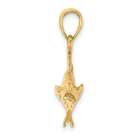 Load image into Gallery viewer, 14K 3-D Polished Cobia Fish Charm
