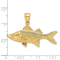 Load image into Gallery viewer, 14K 3-D Tarpon Fish Charm
