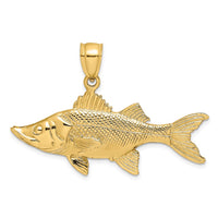 Load image into Gallery viewer, 14K 3-D Tarpon Fish Charm
