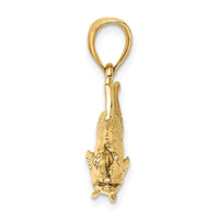 Load image into Gallery viewer, 14K 3-D Snook Fish Charm
