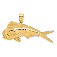 Load image into Gallery viewer, 14K 2-D Male Dorado (Mahi-Mahi) Charm
