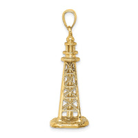 Load image into Gallery viewer, 14K 3D SANIBEL ISLAND Lighthouse Charm

