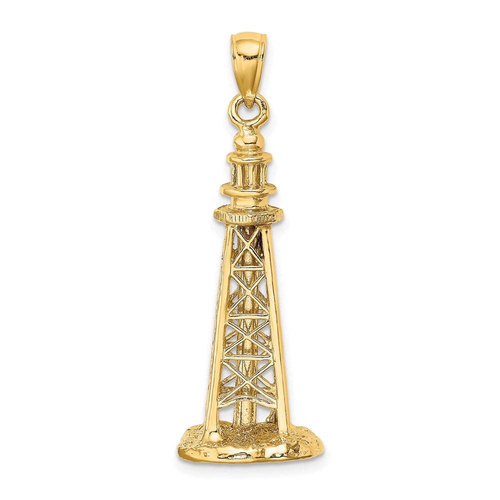 14K 3D SANIBEL ISLAND Lighthouse Charm