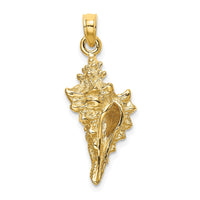 Load image into Gallery viewer, 14K 3-D Conch Shell Charm
