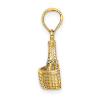 Load image into Gallery viewer, 14K 2-D Flat Back Basket Charm
