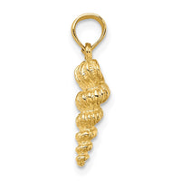 Load image into Gallery viewer, 14K 3-D Mini Common Wentletrap Shell Charm
