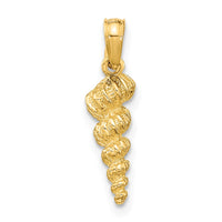 Load image into Gallery viewer, 14K 3-D Mini Common Wentletrap Shell Charm
