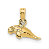 Load image into Gallery viewer, 14K 3-D Polished Mini Manatee Charm

