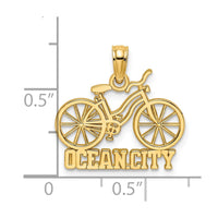 Load image into Gallery viewer, 14K OCEAN CITY Bicycle Charm
