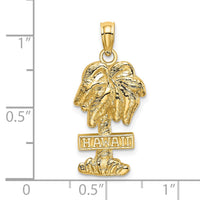 Load image into Gallery viewer, 14K HAWAII Palm Tree Charm
