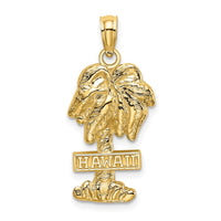 Load image into Gallery viewer, 14K HAWAII Palm Tree Charm
