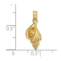 Load image into Gallery viewer, 14K 3-D Mini Conch Shell Charm
