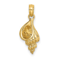 Load image into Gallery viewer, 14K 3-D Mini Conch Shell Charm

