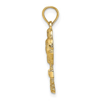 Load image into Gallery viewer, 14K 2-D ST. MARTIN On Palm Tree Charm
