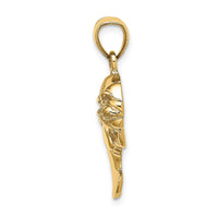 Load image into Gallery viewer, 14K 2-D Polished Manatee Charm
