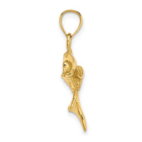 Load image into Gallery viewer, 14K Polished Dolphin  and Baby Charm
