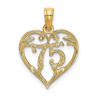 Load image into Gallery viewer, 14K 75 In Heart Charm
