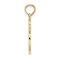 Load image into Gallery viewer, 14K Engraved Textured Painters Pallet Charm
