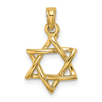 Load image into Gallery viewer, 14K Polished Star Of David Charm
