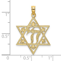 Load image into Gallery viewer, 14K Textured Star Of David Charm

