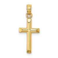 Load image into Gallery viewer, 14K Polished Cross Charm
