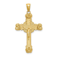 Load image into Gallery viewer, 14K Crucifix W/ Sunburst Charm
