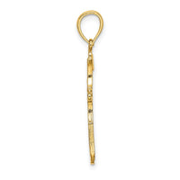 Load image into Gallery viewer, 14K Cross Cut-Out and Polished Cross Charm
