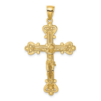 Load image into Gallery viewer, 14K Engraved Crucifix Charm
