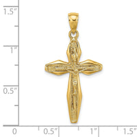 Load image into Gallery viewer, 14K Polished Crucifix Charm
