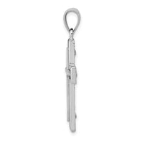 Load image into Gallery viewer, 14K White Gold Cross Charm
