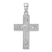 Load image into Gallery viewer, 14K White Gold Cross Charm
