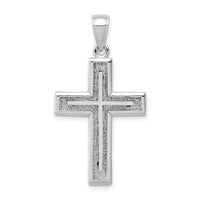 Load image into Gallery viewer, 14K White Gold Cross Charm
