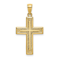 Load image into Gallery viewer, 14K 2-D Cross Charm
