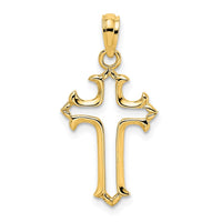 Load image into Gallery viewer, 14K Cut-Out Cross Charm

